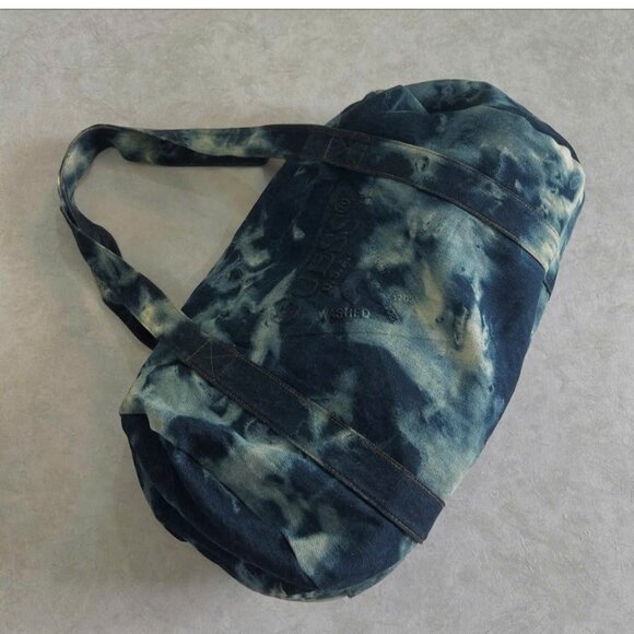 Handbags - Tie-Dye Denim Duffle Bag